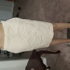 Sport Max 10 deep pocket cream pencil skirt thick quality stretchy